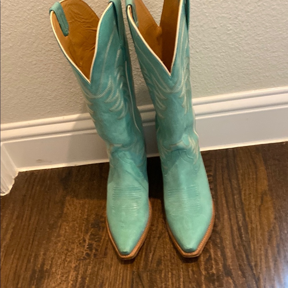 Turquoise Western Boots